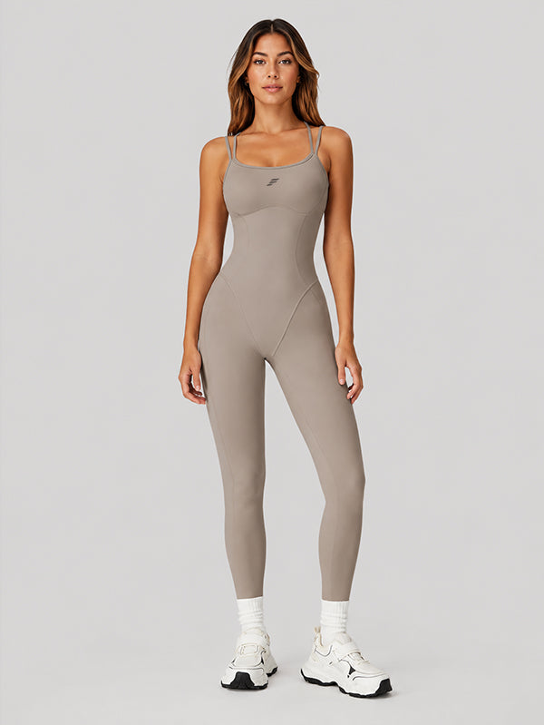 Cross-Back Jumpsuit